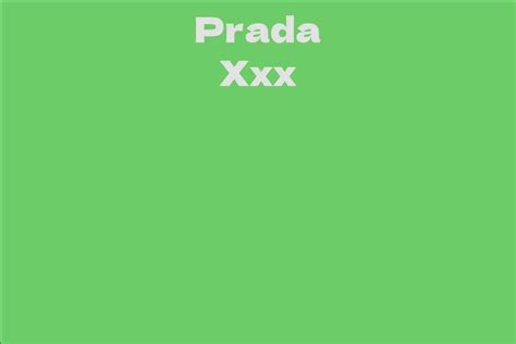 Prada Xxx